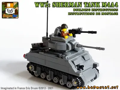 Lego-WW2-Sherman-M4A4-Small-Tank-custom-MOC-building-instructions Lego-moc-ww2-Sherman-M4A4-Small-Tank-building-instructions